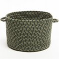 thumbnail image 1 of Rhody Rug TR22B010X008 10 x 8 in. Twin River Basket, Green & Multi Color, 1 of 10