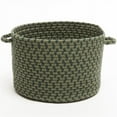 thumbnail image 1 of Rhody Rug TR22B018X012 18 x 12 in. Twin River Basket, Green & Multi Color, 1 of 10