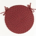 thumbnail image 1 of Rhody Rug TR42A015X015 15 in. Twin River Chair Pad, Red & Multi Color, 1 of 10