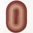 thumbnail image 1 of Rhody Rug Twin River Red Multi 2X4 Oval, 1 of 10