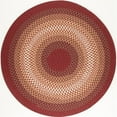 thumbnail image 1 of Rhody Rug TR42R072X072 6 ft. Twin River Round Rug, Red & Multi Color, 1 of 10