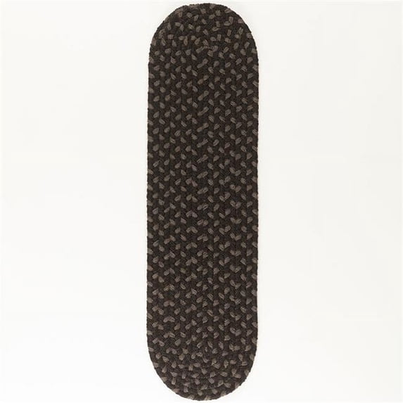 Rhody Rug TR82A008X028-13 Twin River Stair Treads, Black & Multi Color - Set of 13