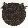 thumbnail image 1 of Rhody Rug TR82A015X015-4 Twin River Chair Pads, Black & Multi Color - Set of 4, 1 of 10