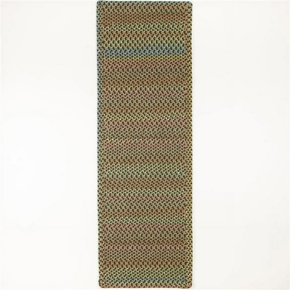 Rhody Rug WO21R024X120B 2 x 10 ft. Woodstock Rectangle & Runner, Forest & Multi Color