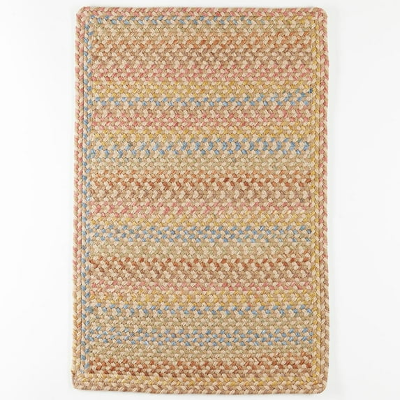Rhody Rug Woodstock Khaki Multicolor 5X8 Rectangle