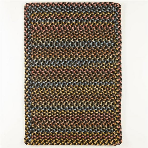 Rhody Rug WO81R120X156B 10 x 13 ft. Woodstock Rectangle Rug, Onyx & Multi Color