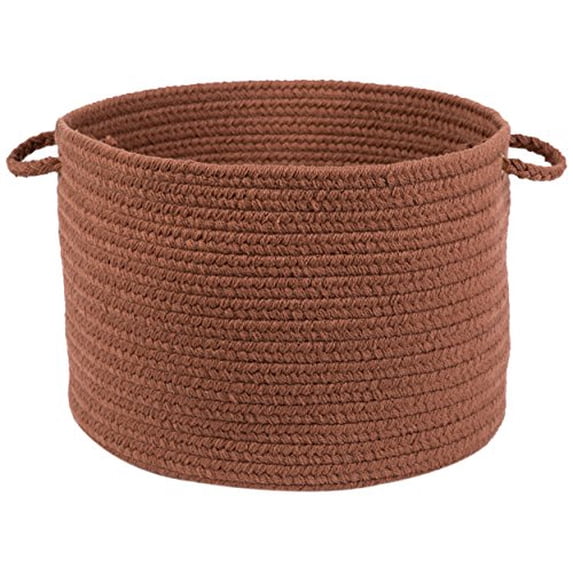 Solid Almond Poly 18" x 12" Basket