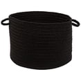 thumbnail image 1 of Solid Black Poly 18" x 12" Basket, 1 of 1