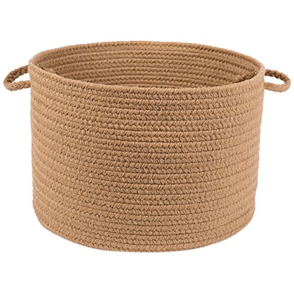 Solid Camel Poly 18" x 12" Basket