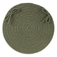 thumbnail image 1 of Rhody Rug WearEver Dark Sage Poly 15" Chair Pad, 1 of 2