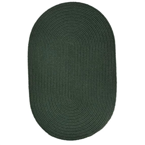 Rhody Rug S018R024X048 Solid 2x4 Rug Spruce Green