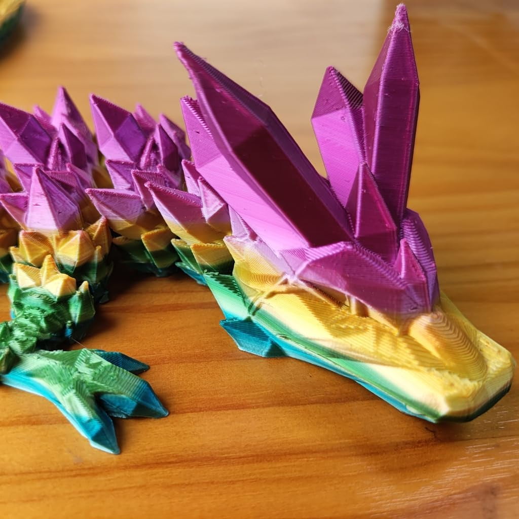 Rhohey 3D Printed Dragons Flexible ADHD, Autism, Relief Anxiety