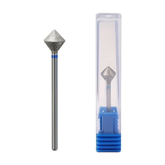 Rhombus Nail File, Designed for Nail Technicians to Remove Excess Glue, Skin Tags, and Cuticles. Ideal for Shaping and Smoothing Nails, This File