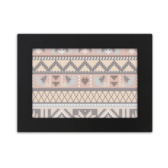 Rhombus Octagonal Triangle Pattern Desktop Photo Frame Ornaments Picture Art Painting