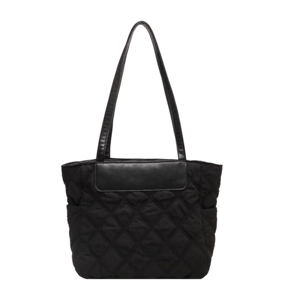 Rhombus Sewing Shoulder Bag Autumn And Winter Winter Luxury Women's Bag High Capacity Casual Commuting Personalized Handbags