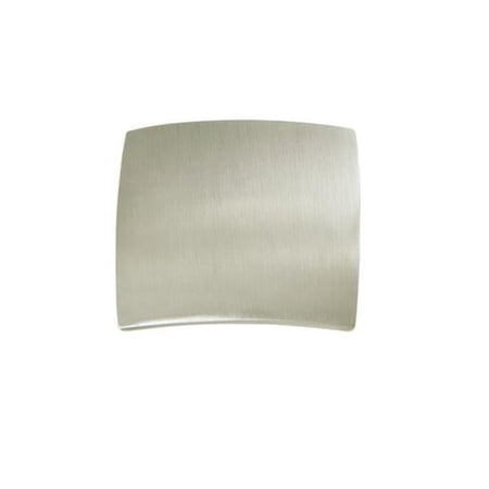 Rhonda Contoured Square Cabinet Knob Brushed Nickel