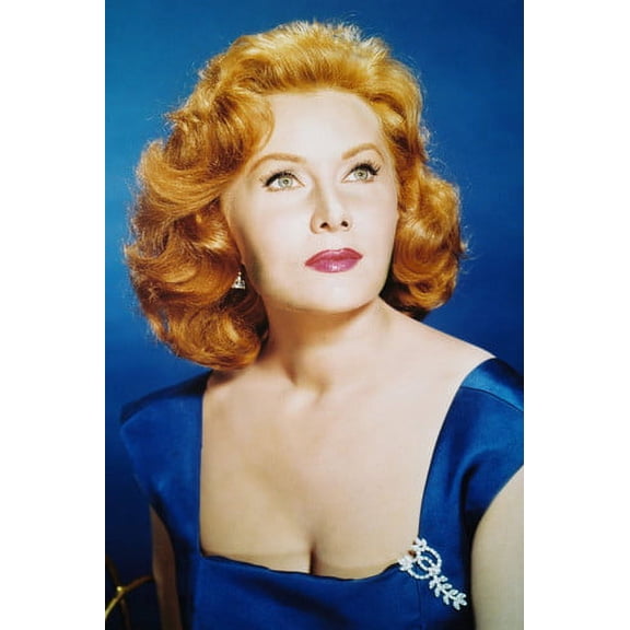 Rhonda Fleming Great Studio Glamour Pose 24X36 Poster Color