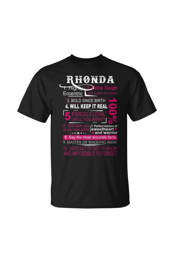 Rhonda Name 100 Rhonda TShirt