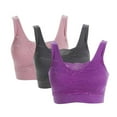 thumbnail image 1 of Rhonda Shear 3 Pack Seamless Lace Overlay Bra, 1 of 9