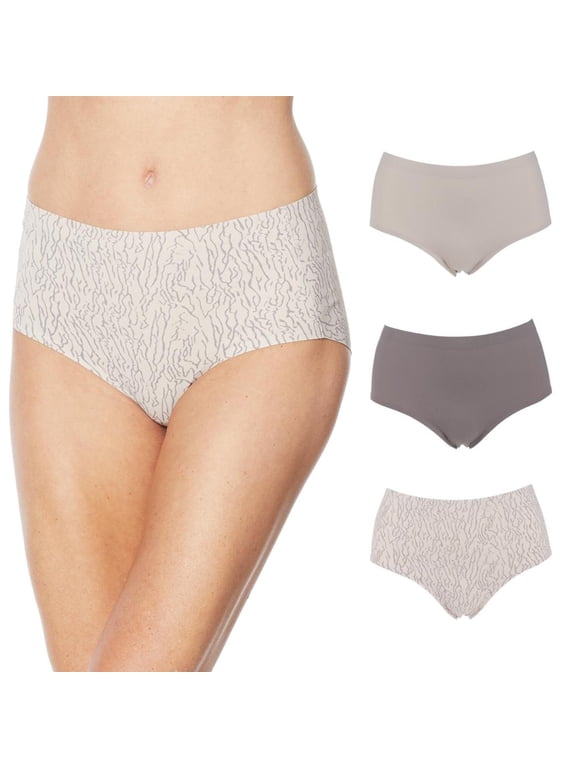Rhonda Shear 3-Pack Solid and Print Invisible Body Brief