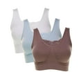 thumbnail image 1 of Rhonda Shear "Ahh" Bra 3-pack with Lace Inset, 1 of 10