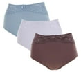 thumbnail image 1 of Rhonda Shear "Ahh" Seamless Brief 3-pack with Lace Overlay_5868485R3488, 1 of 9