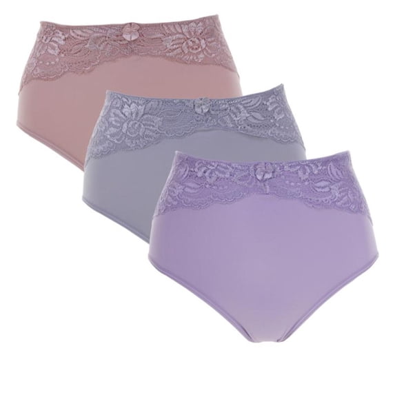 Rhonda Shear "Ahh" Seamless Brief 3-pack with Lace Overlay_586848UNJ481