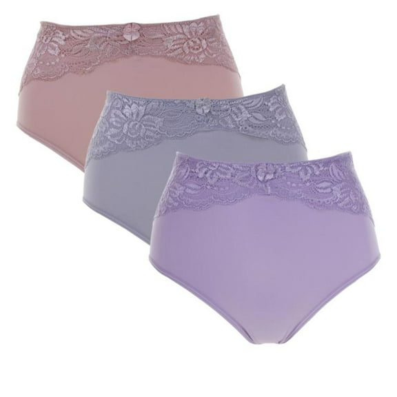 Rhonda Shear "Ahh" Seamless Brief 3-pack with Lace Overlay_586848UNJ484