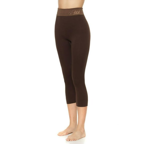 Rhonda Shear Ahh Seamless Foldover Capri Leggings