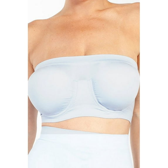 Rhonda Shear Ahh Underwire Bandeau Strapless Bra 9685