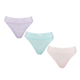 thumbnail image 1 of Rhonda Shear Lace Cheeky Bikini Brief 3-pack in Lights 630-924 , Size Large, 1 of 1