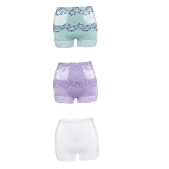 Rhonda Shear Lace Overlay Pin-Up Shortie 3-pack-58350961R484