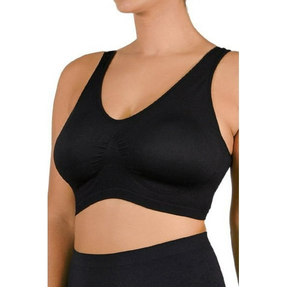 Rhonda Shear Womens Jacquard Seamless Bra Style-9399