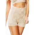 thumbnail image 1 of Rhonda Shear Womens Pin-Up Lace Tummy Control High-Waist Boyshort Style-3867B, 1 of 10