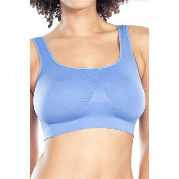 Rhonda Shear Square Neck Seamless Bra with Removable Pads 9208