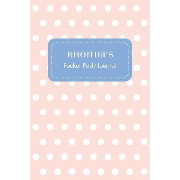 Rhonda's Pocket Posh Journal, Polka Dot, (Paperback)