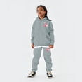 thumbnail image 1 of Rhoudy Clothes For Girl 10-11 Years Valentine'S Day Print Long Sleeved Letter Print Hooded Top Sweater Pants Set Versatile Outfits Grey, 1 of 3