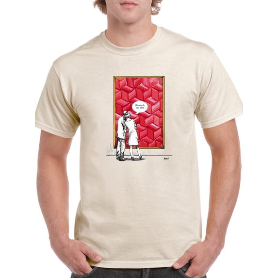 Rhubarb Is Love T-Shirt Men -Muzaffar Yulchiboev Designs, Male x-Large