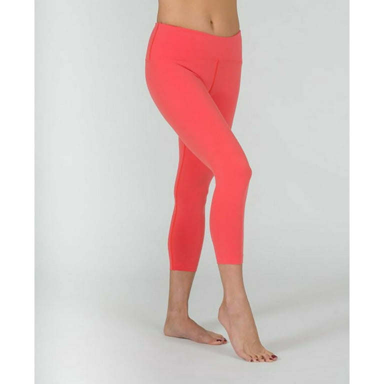 Rhubarb Three-Quarter Legging Yoga Pants - L