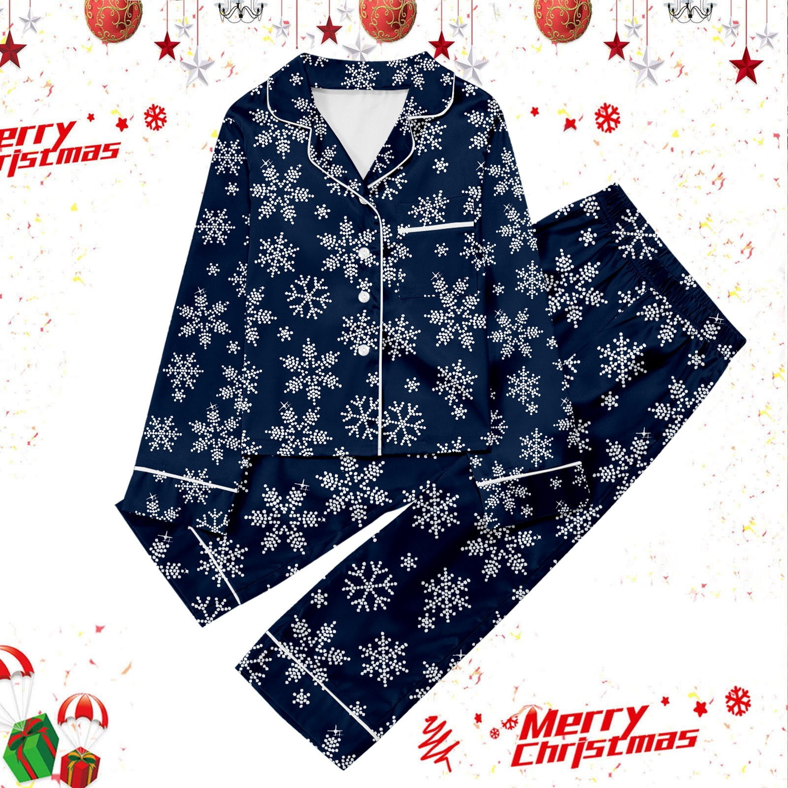 Rhudoy Child Girl'S Pajamas Lapel Pjs Set Long Sleeve Cartoon Pattern ...
