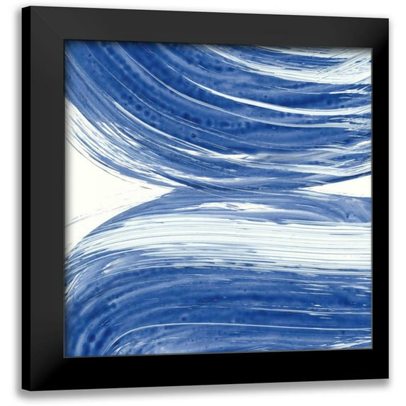 Rhue, Piper 12x12 Black Modern Framed Museum Art Print Titled - Swirl II