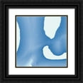 thumbnail image 1 of Rhue, Piper 12x12 Black Ornate Wood Framed with Double Matting Museum Art Print Titled - Batik Blue II, 1 of 4