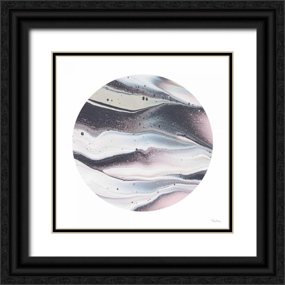 Rhue, Piper 12x12 Black Ornate Wood Framed with Double Matting Museum Art Print Titled - Dark Matter II