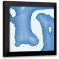 thumbnail image 1 of Rhue, Piper 15x15 Black Modern Framed Museum Art Print Titled - Batik Blue I, 1 of 5