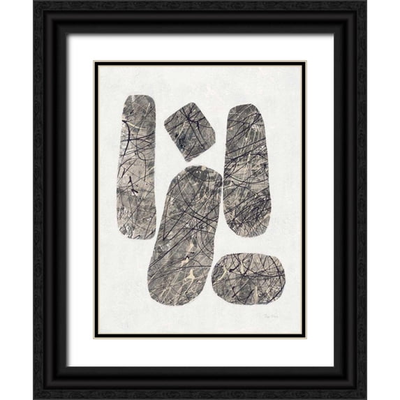 Rhue, Piper 19x24 Black Ornate Wood Framed with Double Matting Museum Art Print Titled - Ballinglen Warm III v2