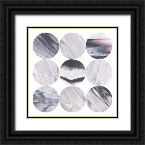 Rhue, Piper 20x20 Black Ornate Wood Framed with Double Matting Museum Art Print Titled - Dark Matter III
