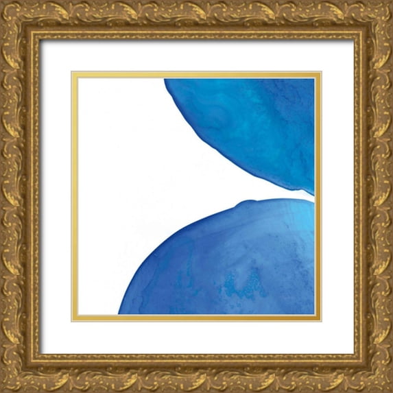 Rhue, Piper 20x20 Gold Ornate Wood Framed with Double Matting Museum Art Print Titled - Pools of Turquoise III