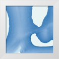 thumbnail image 1 of Rhue, Piper 20x20 White Modern Wood Framed Museum Art Print Titled - Batik Blue II, 1 of 4