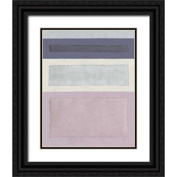 Rhue, Piper 20x24 Black Ornate Wood Framed with Double Matting Museum Art Print Titled - Painted Weaving IV FB