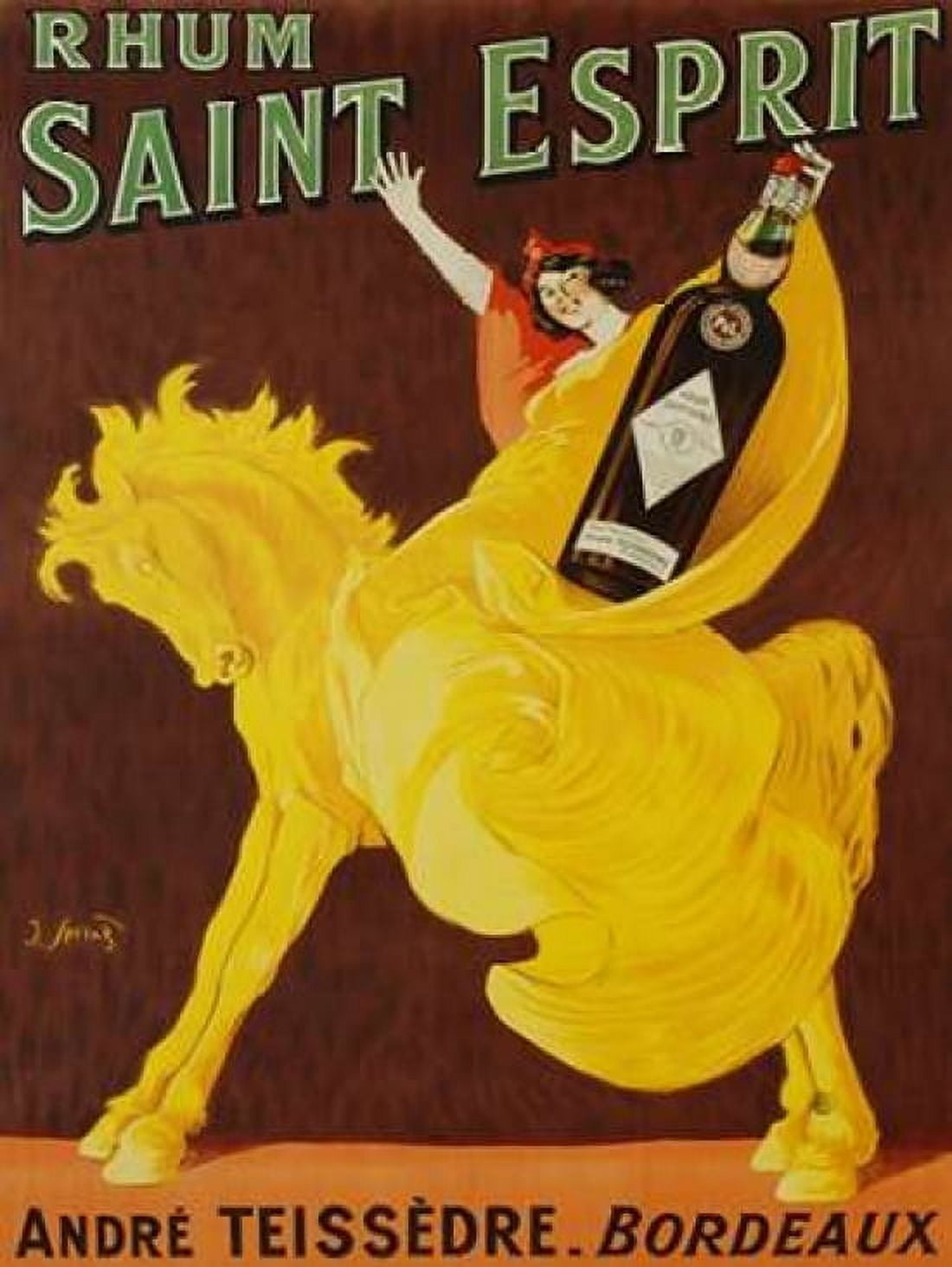 Rhum Saint Esprit 1919 Canvas Art - J Spring (22 x 28)